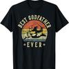 Best Godfather Ever Retro Fist Bump Vintage Design Godfather T-Shirt