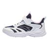 Anta Comfortable Casual Versatile Lightweight Shock Absorbing Low Top Kids Running Shoes Kids Sneakers White New-Ink-Blue Pink A22435522-2