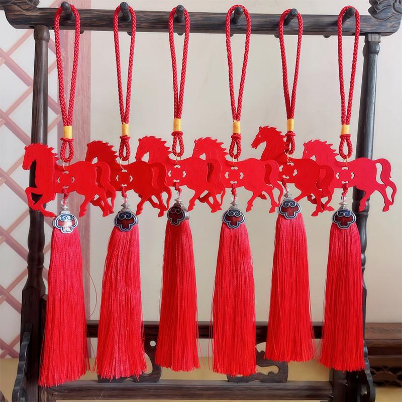 2026 Year Of The Horse Wall Hanging Ornament Zodiac Horse Pendant New Year Lucky