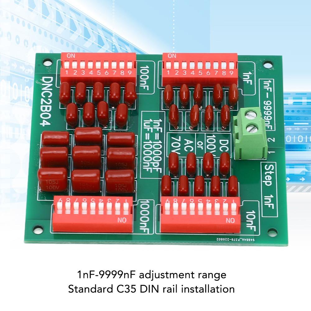1nF-9999nF Programmable Capacitor Board DNC2B04 Variable Capacitor  Electronic Experiment