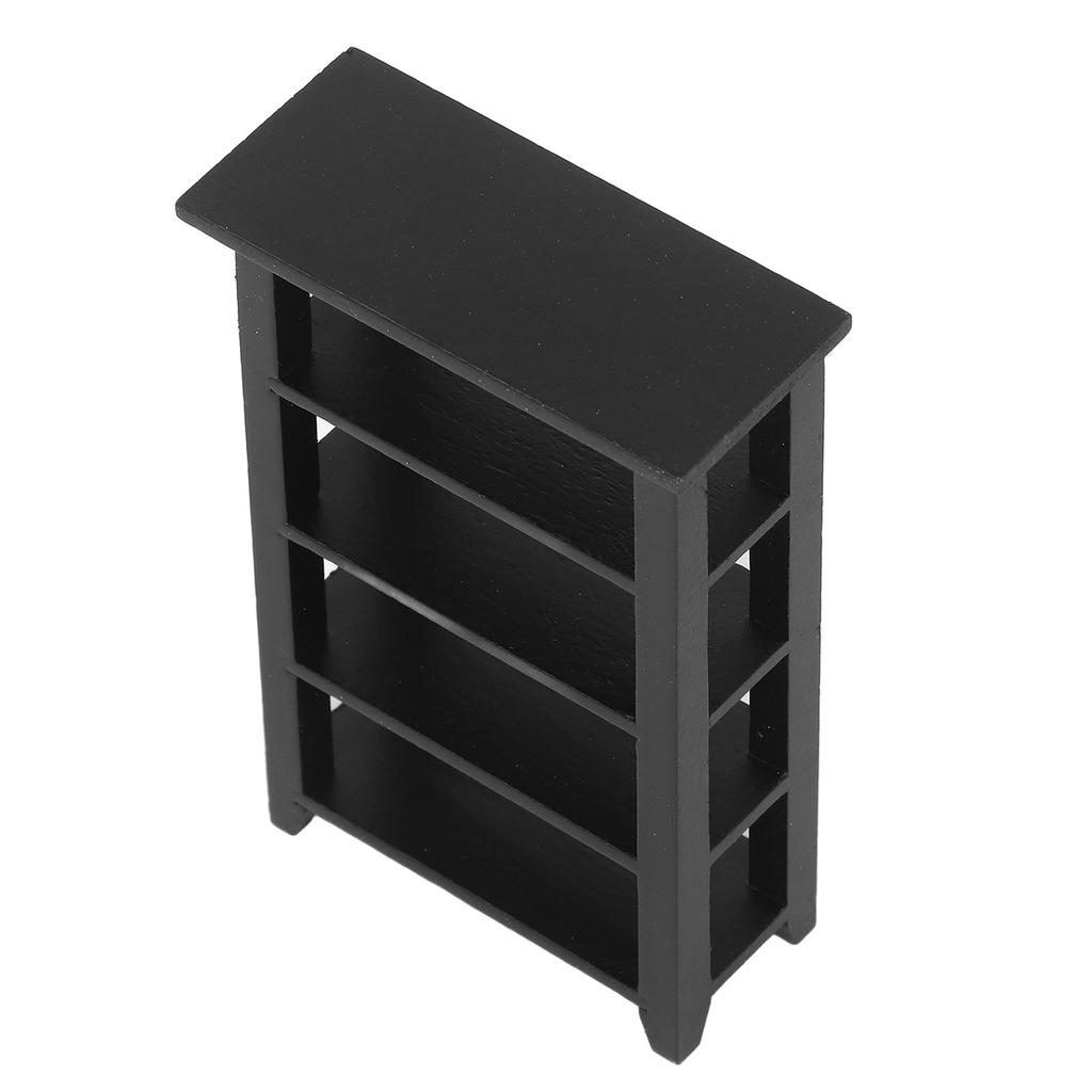 Doll House 4 Layers Shelf Vivid Lifelike Appearance Pure Color 1:12   Flower Stand for   Decoration Gifts