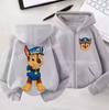 Spring Kids Coat PAW Patrol Children's Zipper-style Hooded Sweatshirt for Boys Girls' Casual Top Casual Shirt with Cartoon Print
