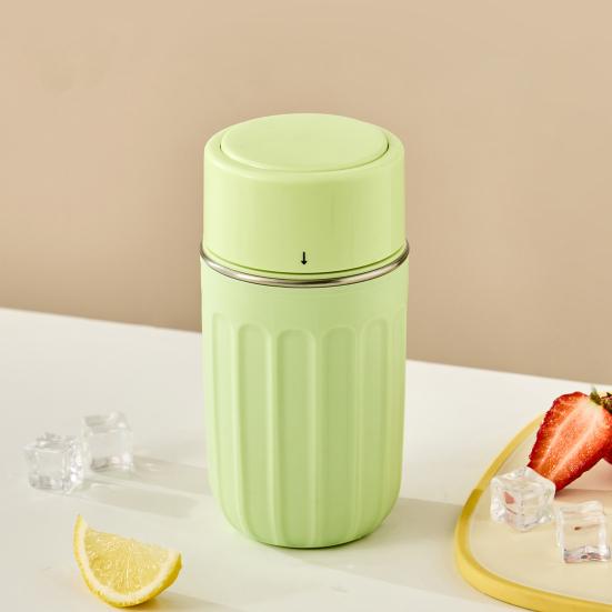 DYS 2-in-1 Ice Cube Bottle, Press To Release, Stainless Steel Bottle Design, Portable Leakproof Maker for Home And Camping