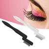 Eyelash Comb Foldable Stainless Steel Teeth Mascara Applicator Eyebrow Grooming Brush 2pcs