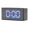 Digital Clock Energy Saving Backlight LED Mirror Digital Display Electronic Alarm Clock for Dormitory Home Bedroom Blue