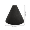Yibuy 4-Piece Replacement Piezo Trigger Foam Cone Set for Electronic Drums, 35mm X 37mm, Black