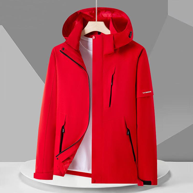 

New Autumn and Winter Outdoor Thickened Windproof and Waterproof High-quality Jackets for Men and Women Mountaineering Jackets M