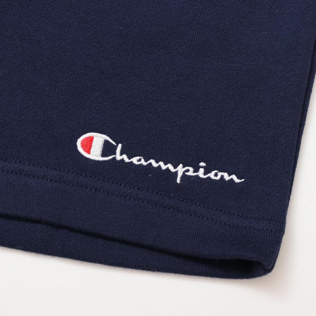 Champion Cotton Sweat Shorts with Slash Pockets On Both Kids' 100% Sides, Basic, Navy, CK-Z501