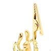 Clip Gold Alloy Holder Clamp Decorative Burner for Home Meditation