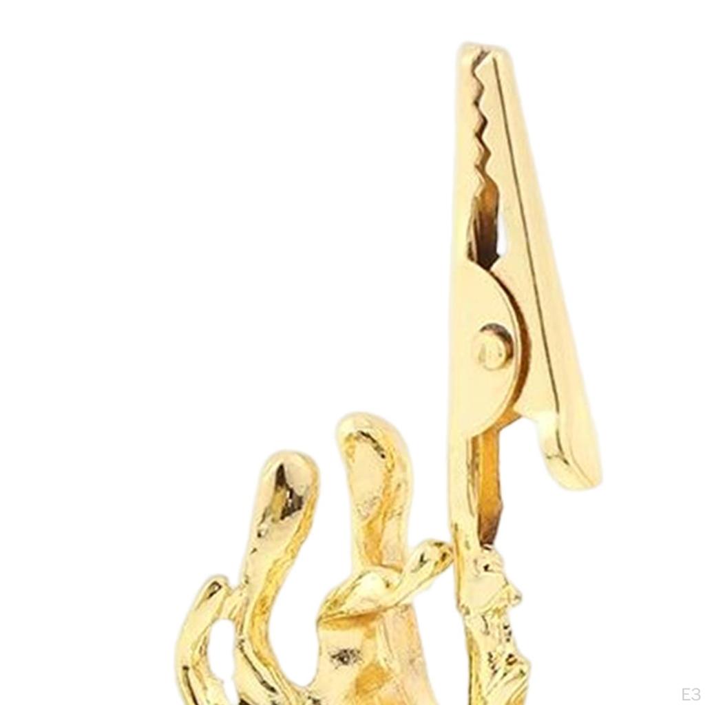 Clip Gold Alloy Holder Clamp Decorative Burner for Home Meditation
