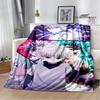 HUNTER×HUNTER Cartoon Printed blankets Picnic blanket Flange Warm blanket Home travel blankets bed linings birthday gift