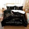 Black Myth Wukong Game Digital Printing Three-Piece Set Grinding Quilt Cover Bedding Trendy Brand