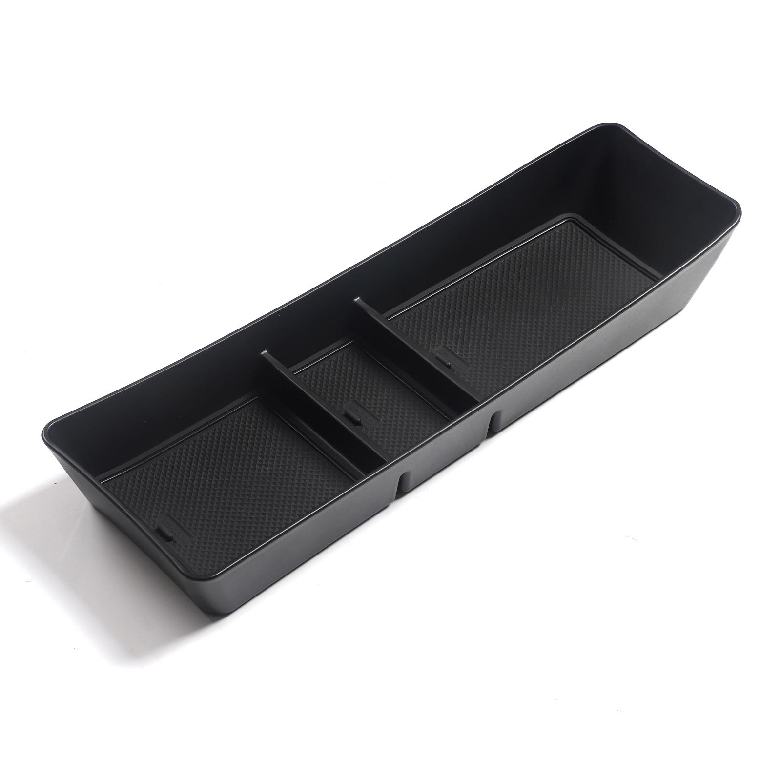 

for BYD Dolphin Center Console Lower Layer Storage Box Central Tray Organizer Car Interior Accessories Black