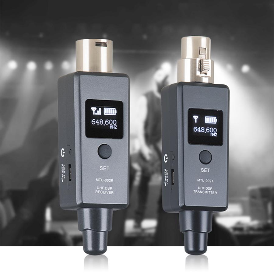 

Wireless Microphone Transmitter and Receiver System for Dynamic Microphone