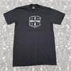 West Coast Choppers Cross T-Shirt Herren Damen T-Shirts Oberteil Schwarz Weiß Logo Druck T-Shirt Mittel