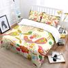 Colorful Cartoon Birds With Floral Print Soft Comfortable Duvet Cover Bedding Set Included 1*Duvet Cover  2*Pillowcases