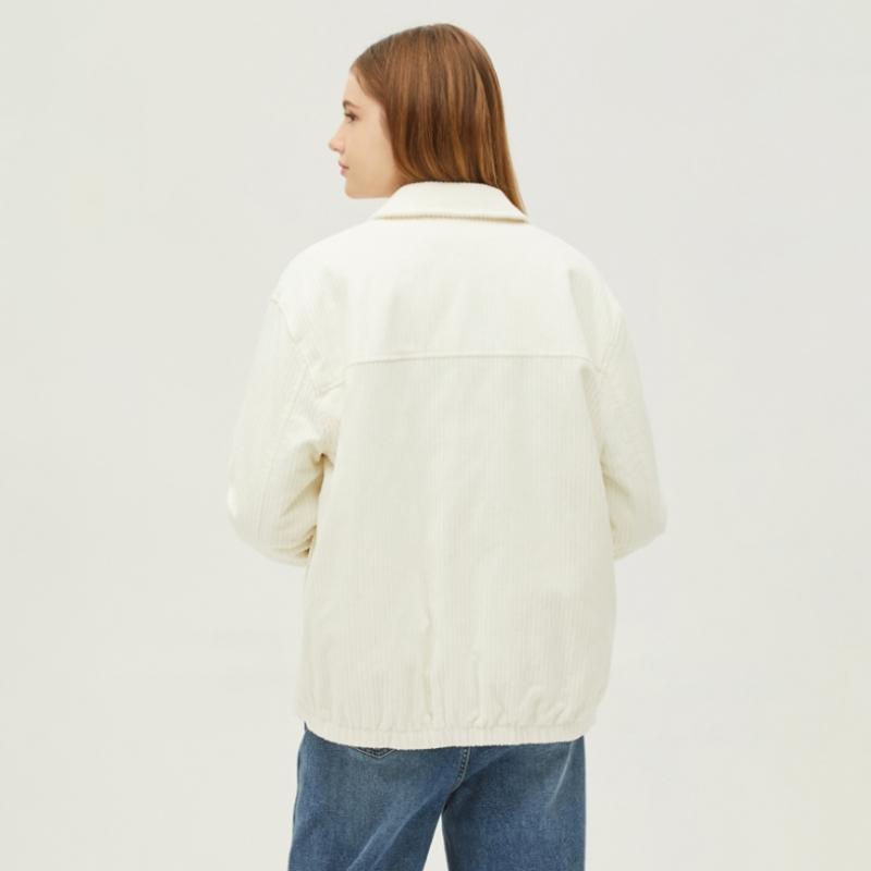  Benetton  Benetton Reversible Corduroy Quilted Padded Jumper Bajpf1261 Iv