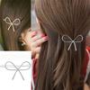 New Vintage Hairpins Metal Bow Knot Hair Barrettes Girls Women Hair Accessories
