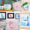 Holographic Adhesive Craft Vinyl for Cut Easy to Weed & Transfer Iridescent Film for Home Decor Logo Letters Car Glass Sheets