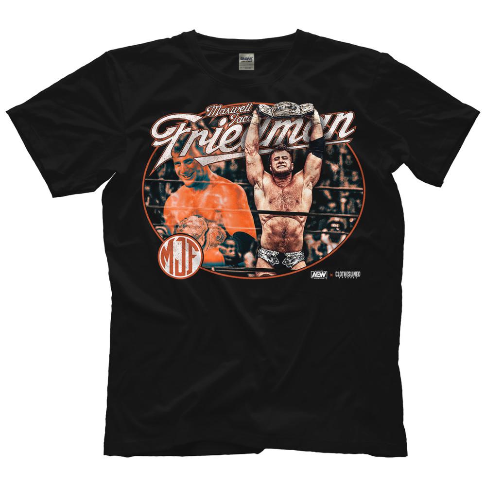 MJF  Devil#039;s Due  AEW Clotheslined Championship Series AEW Official TShirt Unisex T-Shirt L