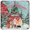 Christmas Metal Wall Art for Home Living Room Kitchen Decor