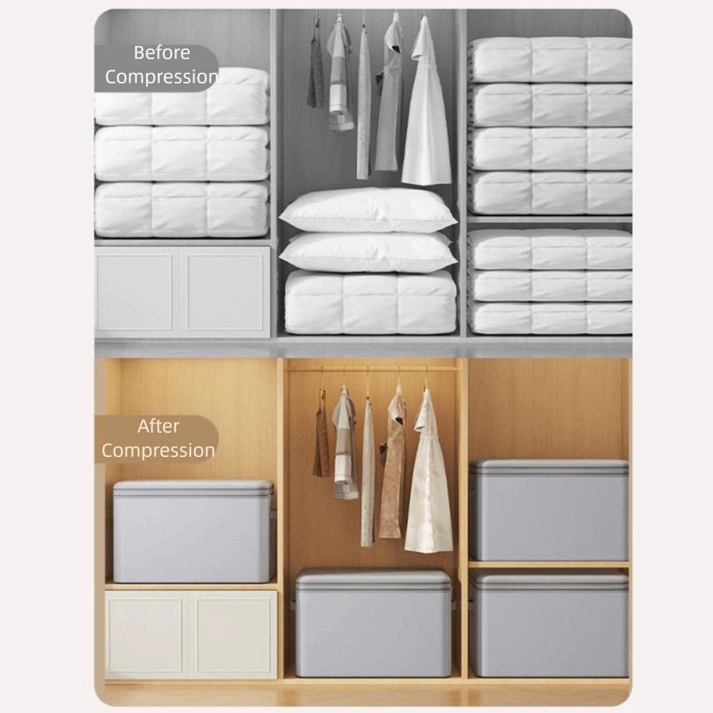 Oxford Cloth Compressible Duvet Storage Bag Large Capacity Toys Storage Container  Bedroom