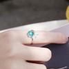Ladies Adjustable Blue Mermaid Opal Open Rings Jewelry