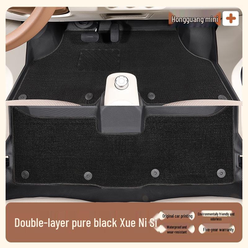 Kompatible Fußmatten für Wuling Hongguang Mini Dritte und Vierte Generation Macaron, Version für vier Türen