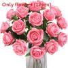 Gothic Style Silk Rose Artificial Flower With Curved Stem For Wedding And Party Arrangements