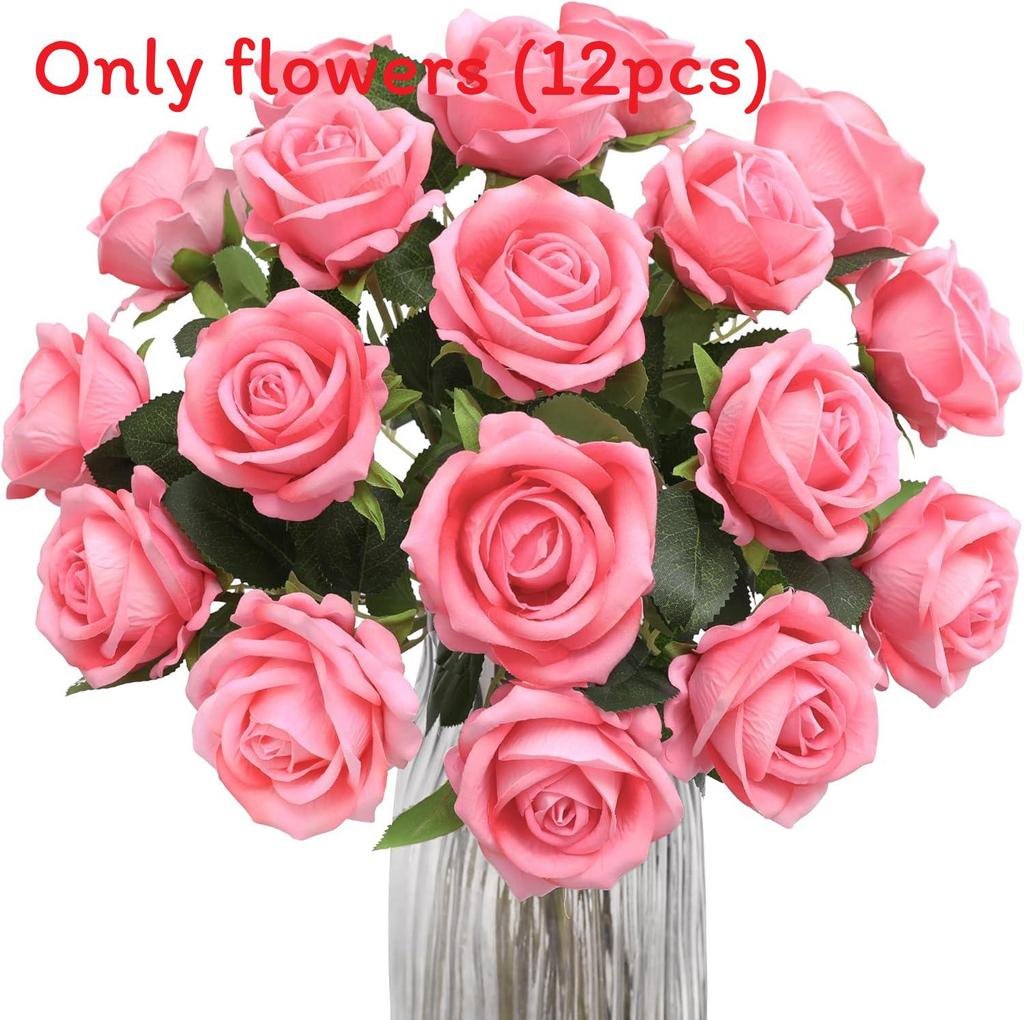 Gothic Style Silk Rose Artificial Flower With Curved Stem For Wedding And Party Arrangements