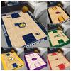 Vibrant Basketball Court Style Floor Mat Living Room Bedroom Home Non Slip Floor Mat Living Room Decoration Washable Carpet