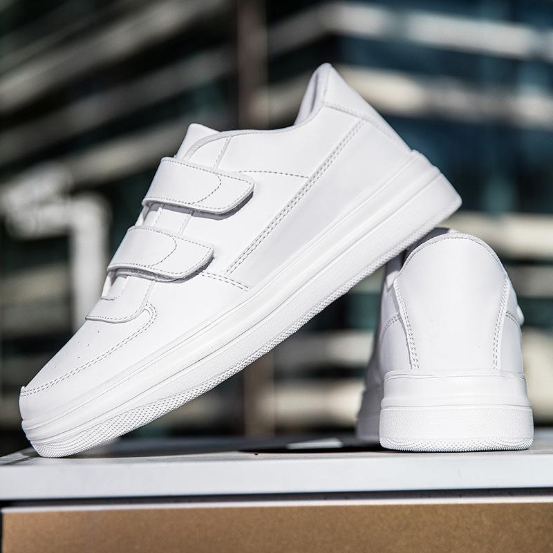 

Маленькие белые туфли на липучке для мужчин, большой размер 46, повседневные спортивные туфли 47, легкие, универсальные, 48, плюс, свободные туфли для сноубординга, для мужчин и подростков 39