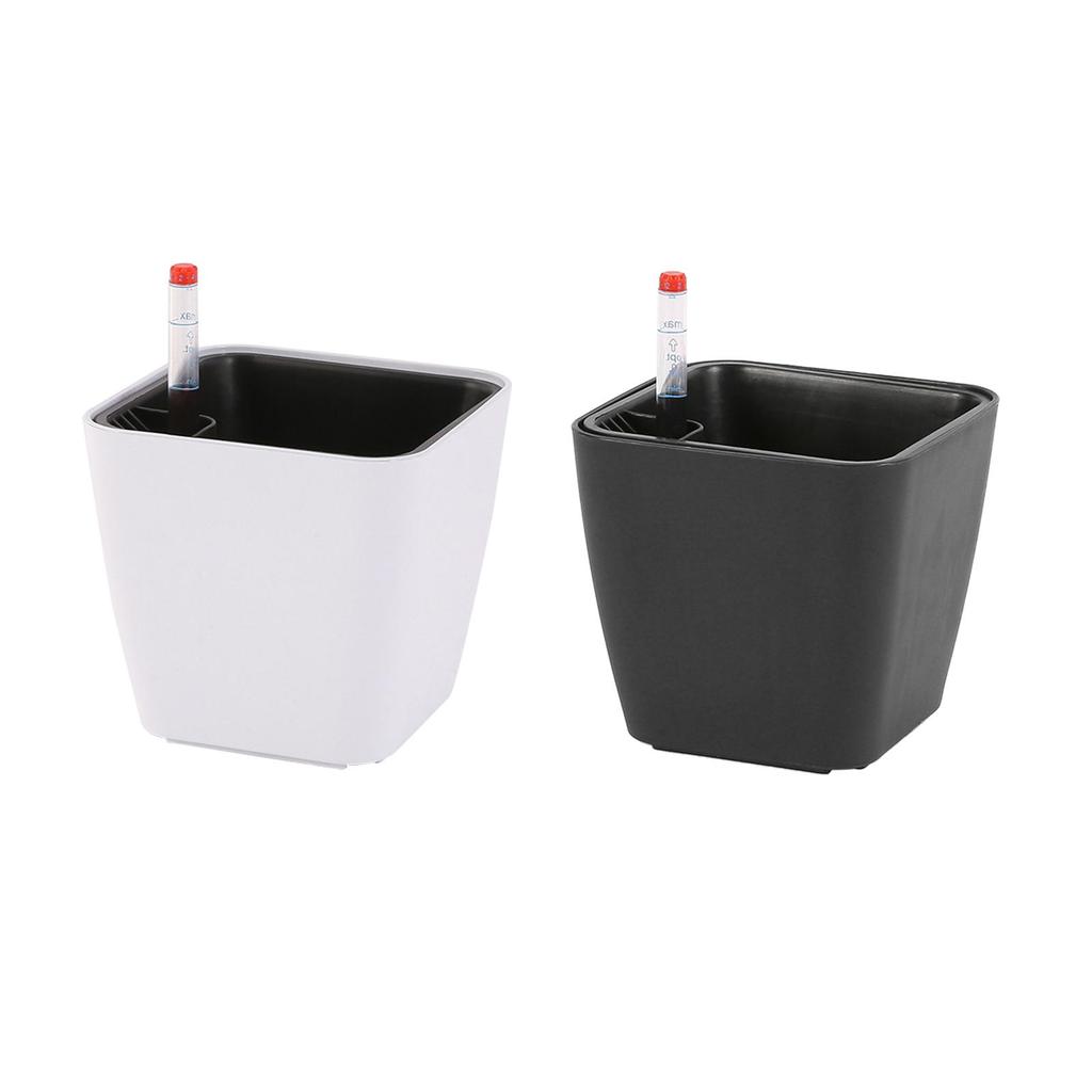 Self Watering Plant Pot with Water Level Indicator for Indoor Outdoor Sturdy