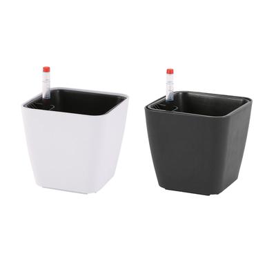 Selbstbewässernder Blumentopf mit Wasserstandsanzeige für Innen Außen Robust