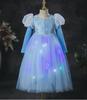 New Girls' Luminous Aisha Princess Dress – Spring/Autumn & Christmas Performance Skirt