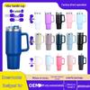 40oz Stainless Steel Insulated Travel Mug with Handle and Straw