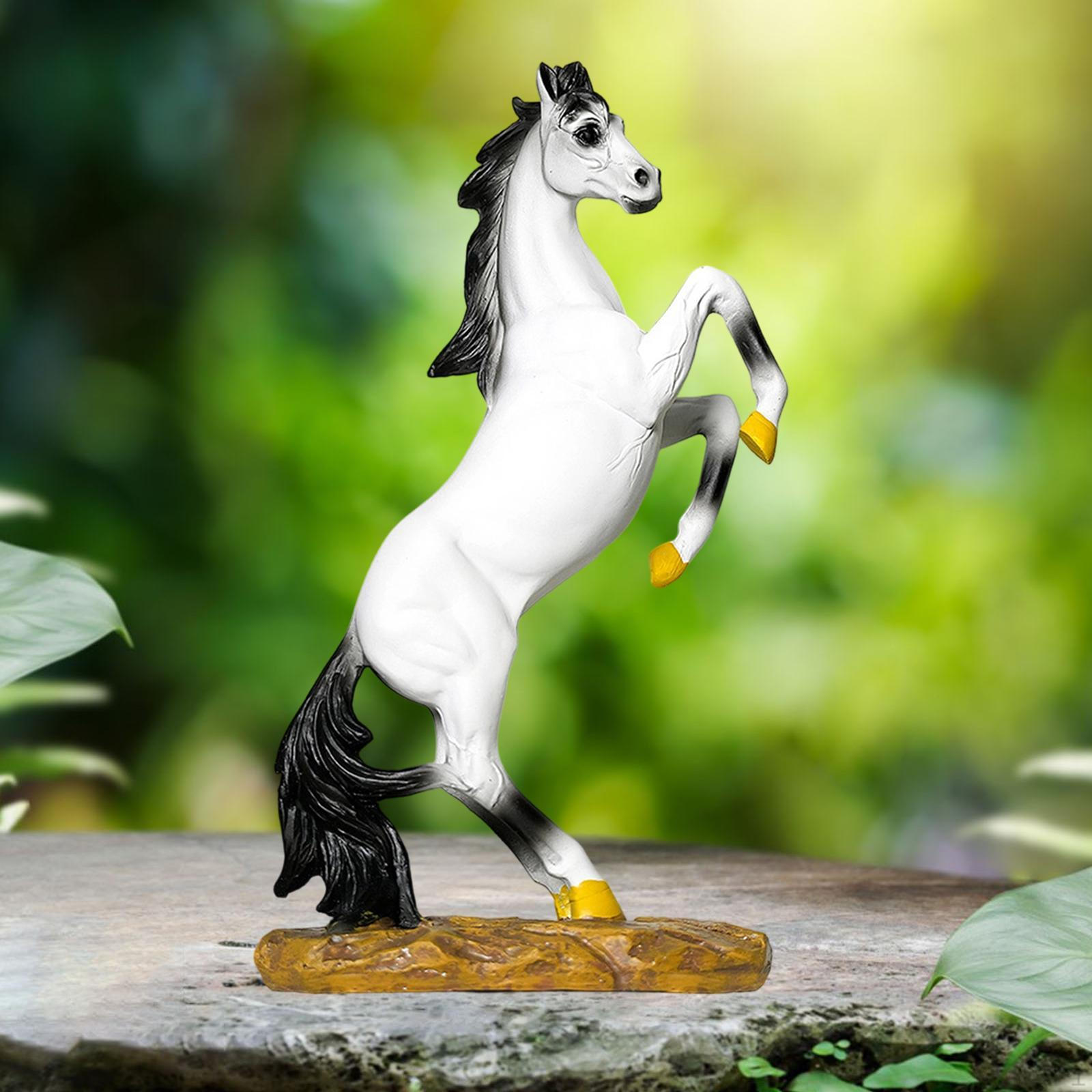 Horse Statue Animal Collectible Sculpture,Animal Figurine for Cabinet