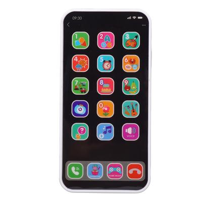 Çocuk Akıllı Telefon Dokunmatik Ekran Çoklu Modlar Müzikli Telefon Oyuncak Erken Eğitici Öğrenme Oyuncak Beyaz
