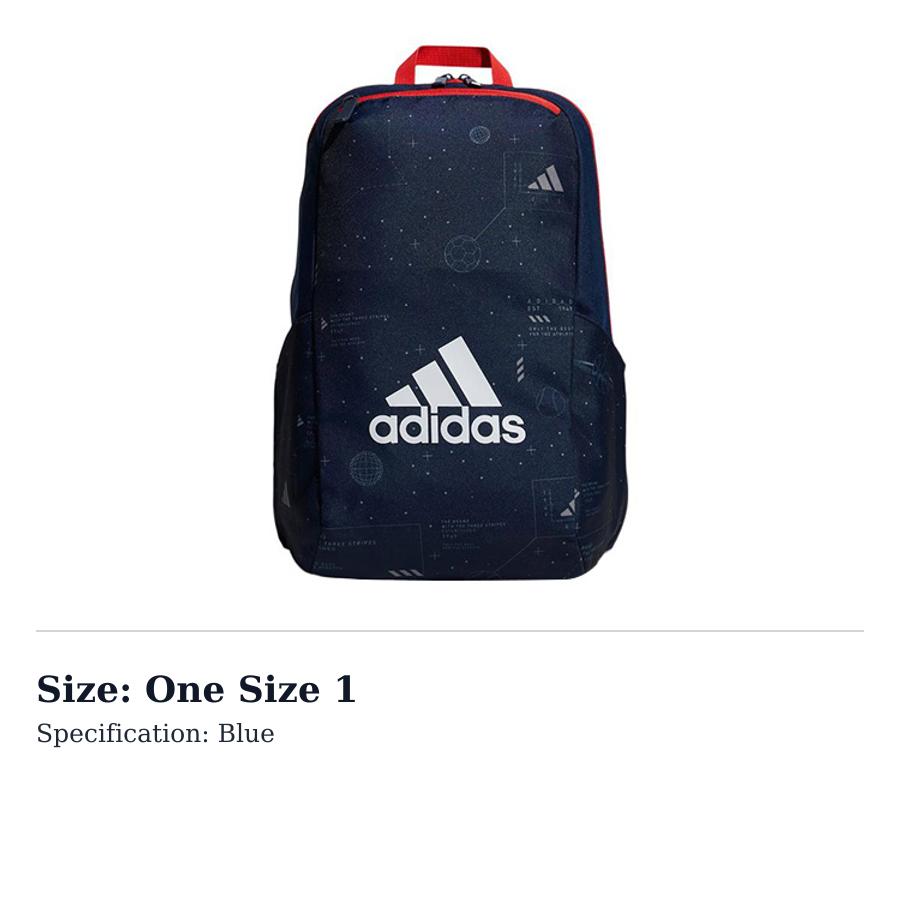 Adidas Polyester Backpack Mens Blue FM6821 One Size 1
