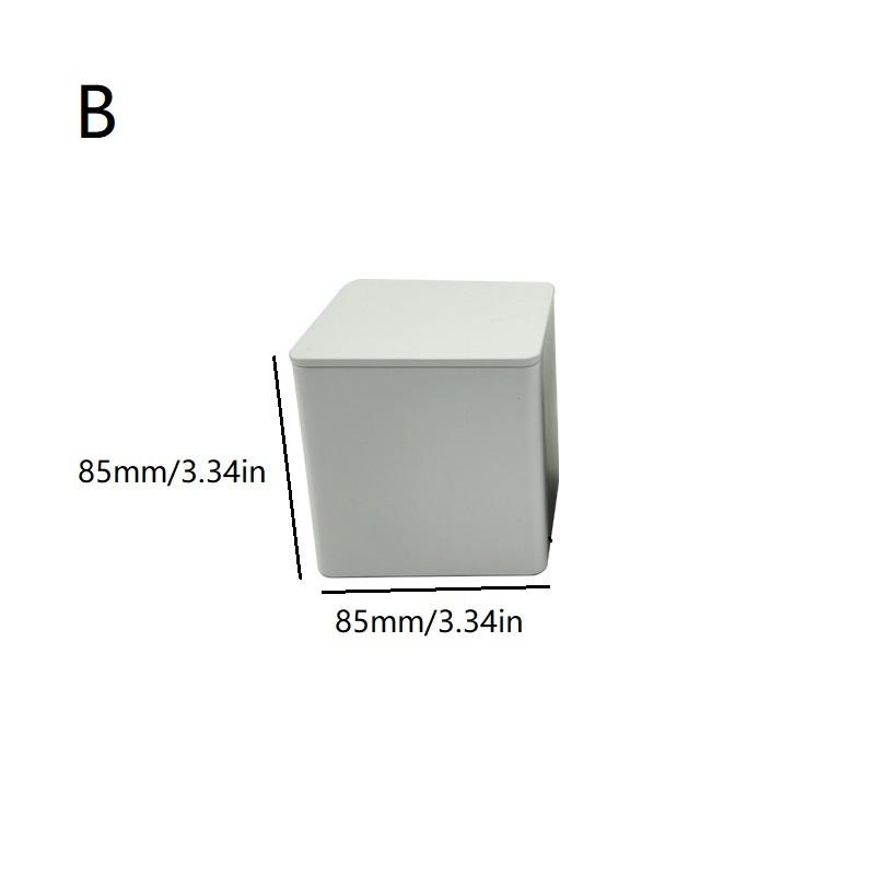 Герметичная жестяная банка для хранения с бамбуковой крышкой, контейнер для специй, кухонная бутылка для продуктов, банка для кофе и чая B