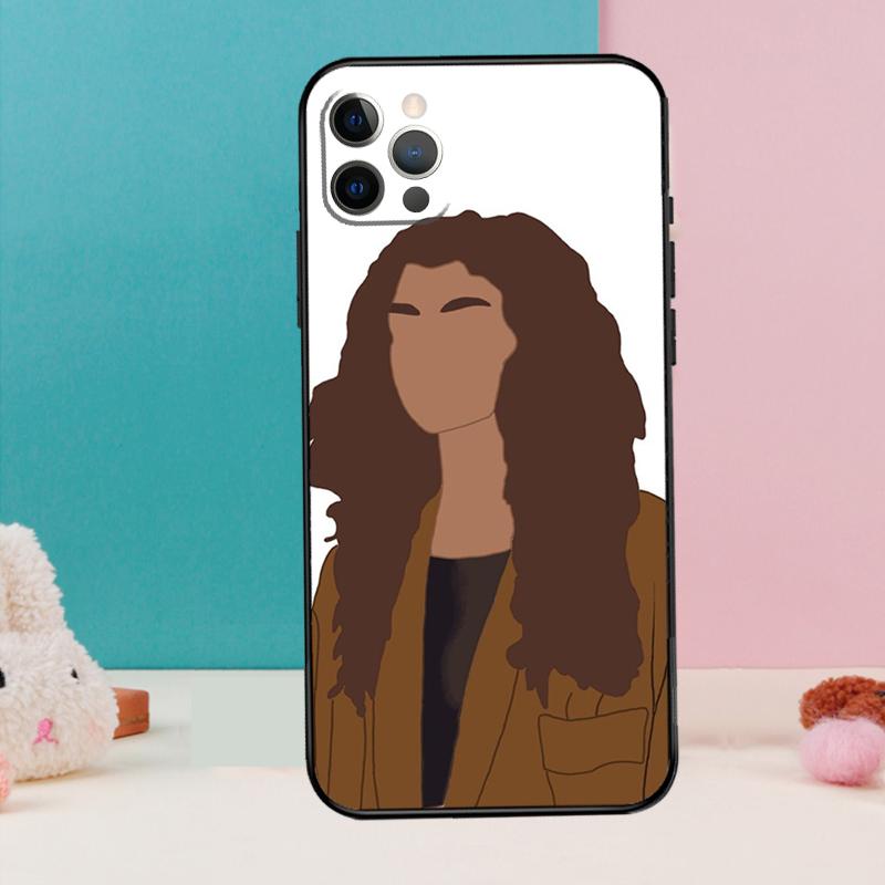 Euphoria Zendaya Rue Phone Case For iPhone 17 Air 16 15 14 13 11 12 Pro Max 12 13 mini 15 16 Plus 16e Cover Coque