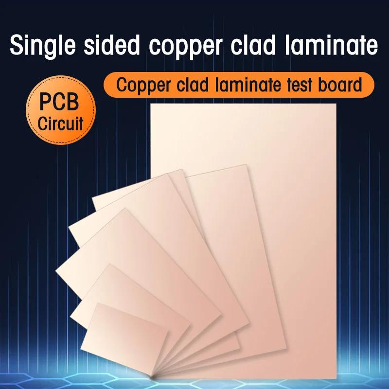 1PCS FR4 Copper Clad Board 7x10cm 10x15cm 12x18cm 15x20cm 20x30cm Single Side PCB Board DIY Laminate Circuit Boards