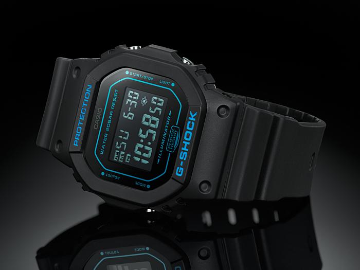 Casio Men's Resin 200M Water Resistant Shock Resistant Alarm Quartz Watch DW-5600BBM-1