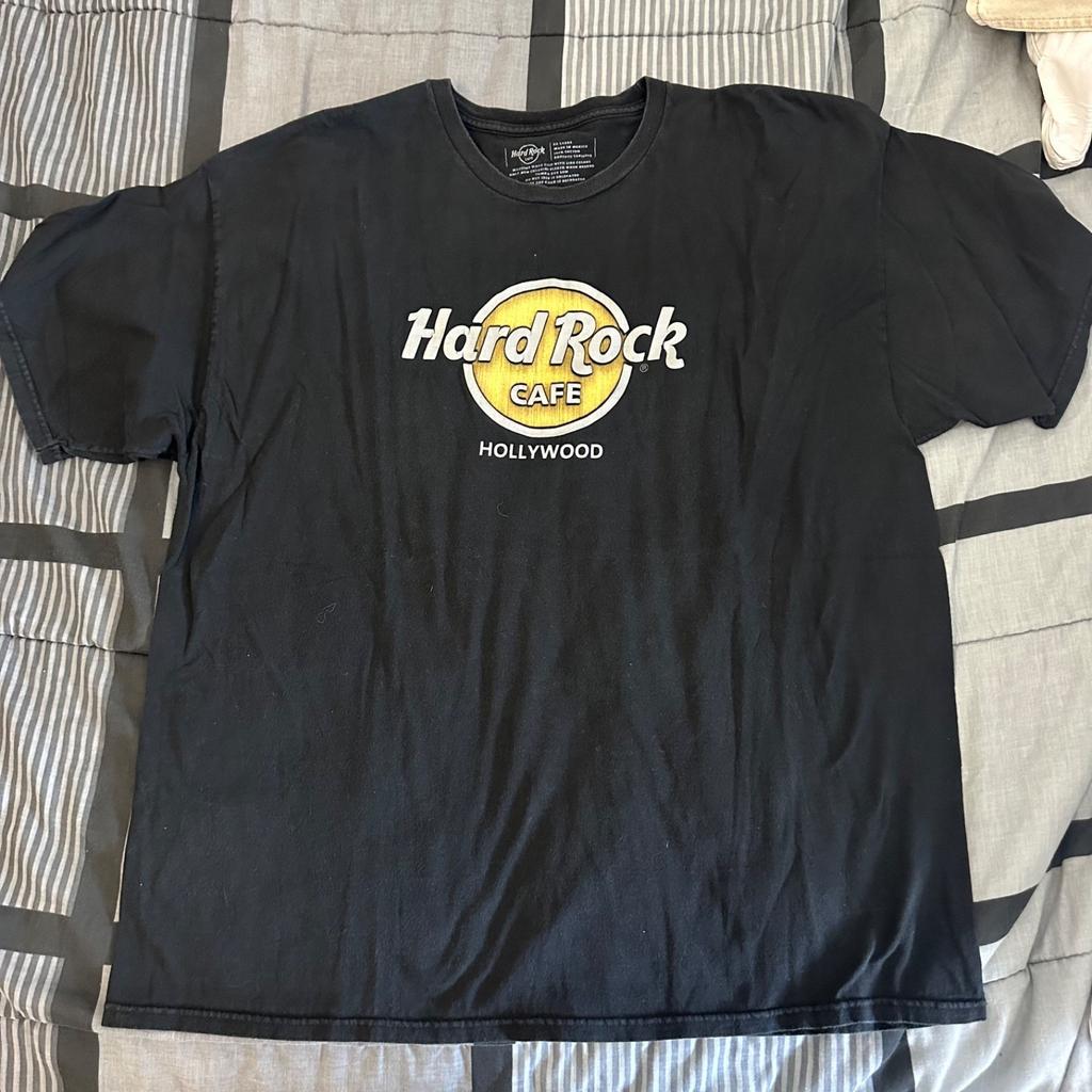 Vintage Hard Rock Cafe Hollywood T-shirt Size 2XL Unisex T-Shirt