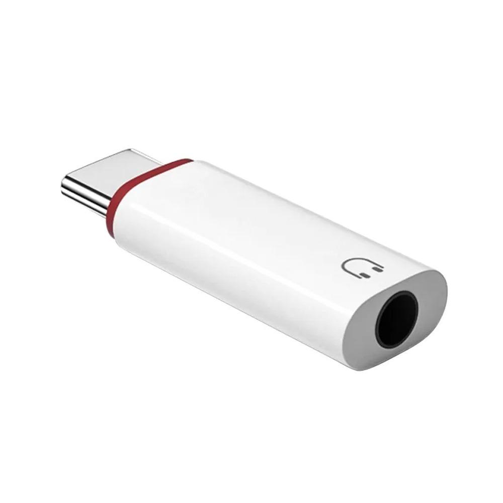 

ABS Earphone Adapter 3.5mm Headphone Connector High Quality Type C Adapter Universal белый