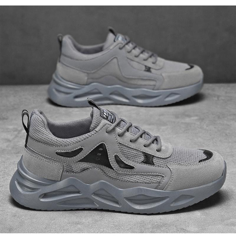 

Men Summer Winter Casual Outdoor Sports Sneakers Mesh Breathable Comfortable LaceUp New Casual Oulylan Anti Slip Sport Shoes Thick Soled Lace Running 41