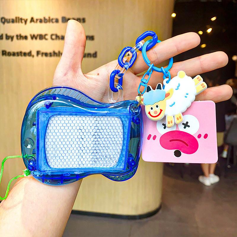 

Пластиковая Креативная Синяя Магнитная Доска для Рисования Брелок Милый Стираемый