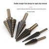 5-Piece Imperial Stepped Drill Bit Set with Aluminum Case for Steel Plate Drilling and Deburring