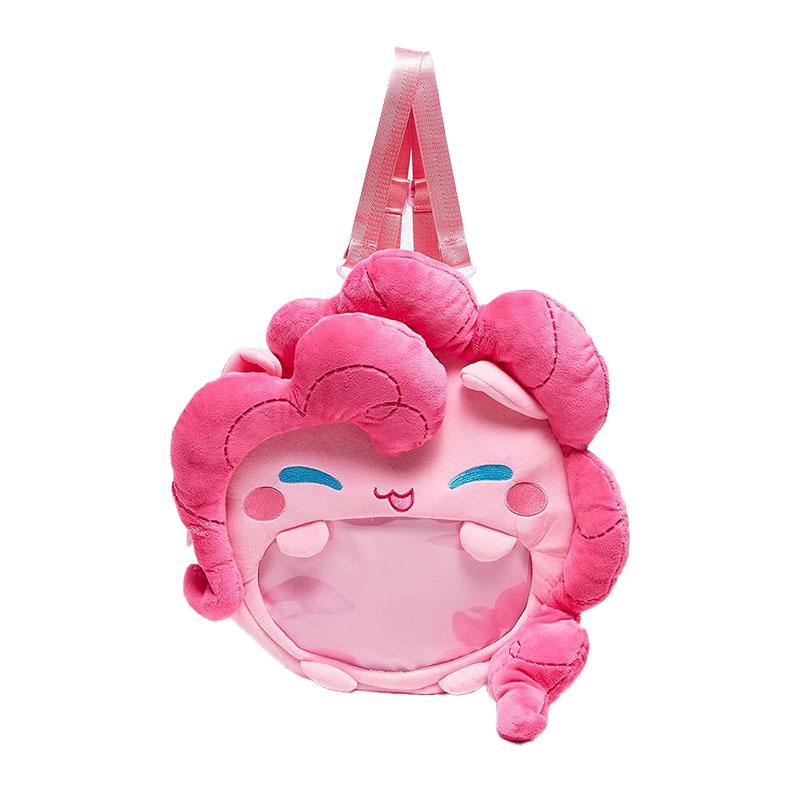 Cute Transparent Ita Bag Pink Pony Theme Crossbody Backpack For Girls Anime Cosplay Accessory Gift