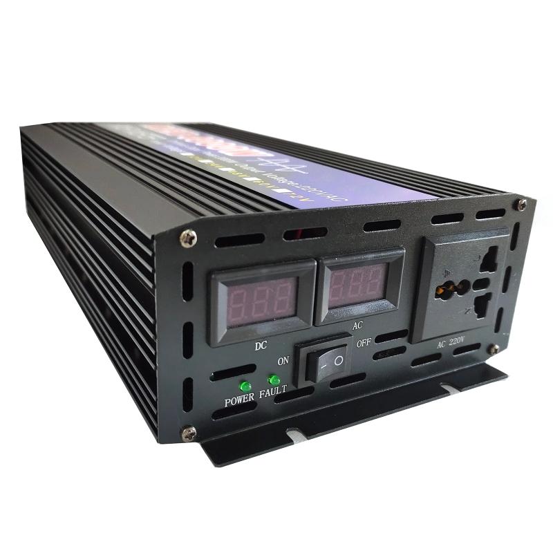 3000W DC12V a AC220V Inversor de onda sinusoidal pura 50HZ convertidor ...